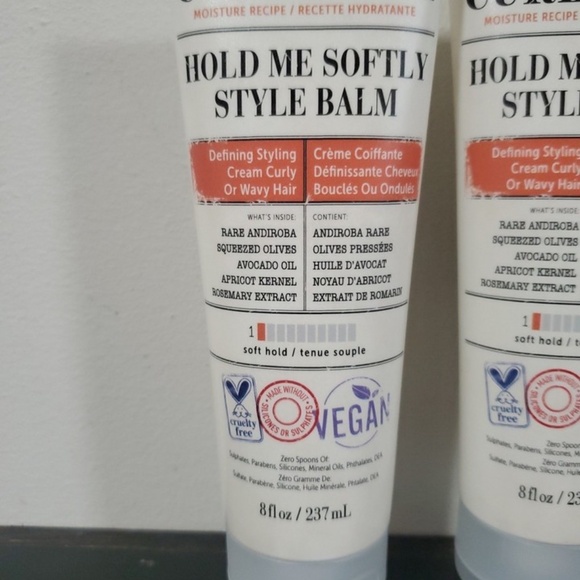 Curlsmith Hold Me Softly Style Balm, Styling Cream for Curly & Wavy hair 8oz x3 - Picture 3 of 5